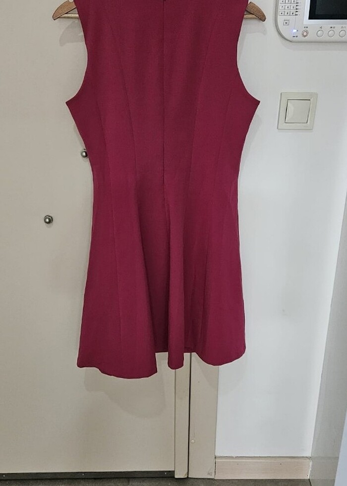 Sarar pembe elbise - Görsel 5