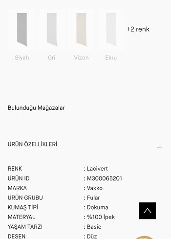 Vakko ipek fular - Görsel 9