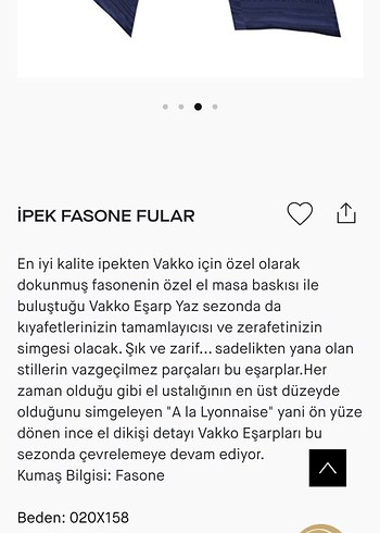 Vakko ipek fular - Görsel 8