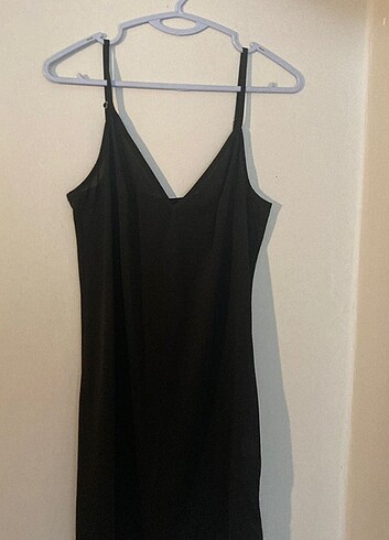 NETWORK Tül elbise siyah cicekli - Görsel 2