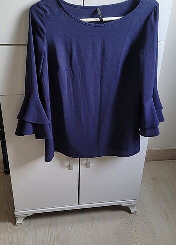Chima lacivert bluz - Görsel 2