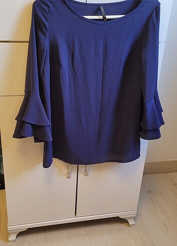 Chima lacivert bluz - Görsel 5