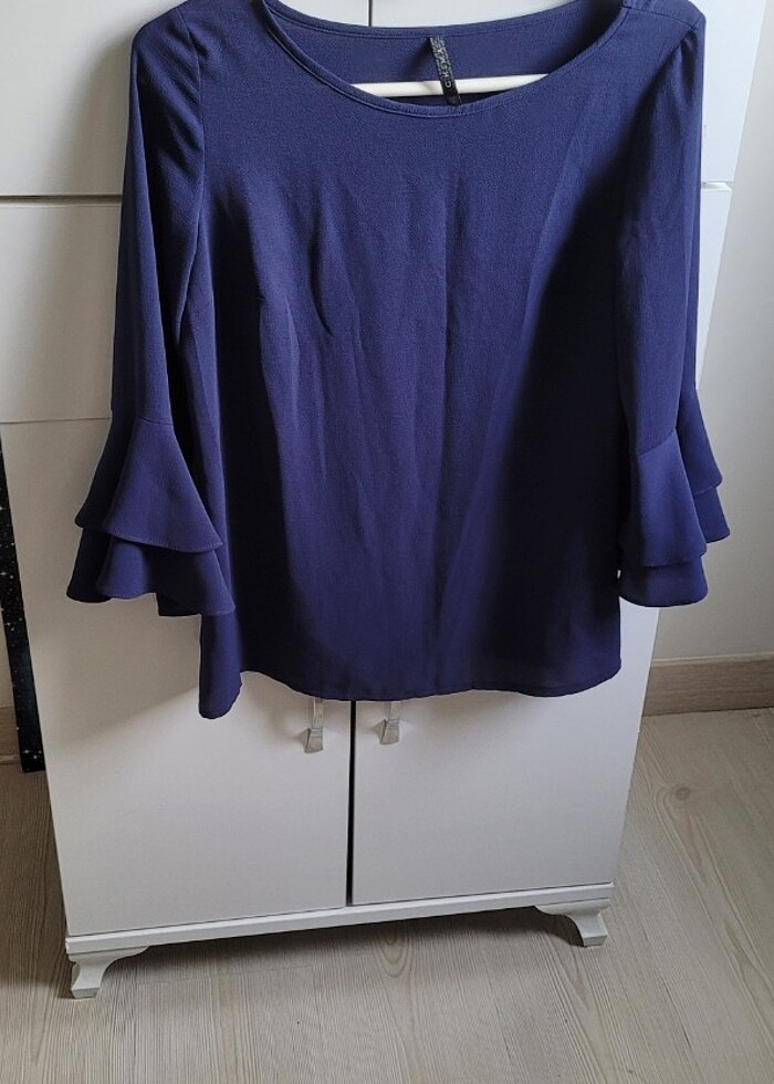 Chima lacivert bluz - Görsel 2