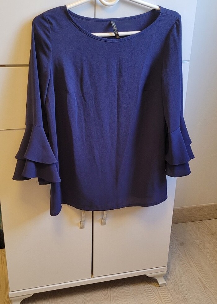 Chima lacivert bluz - Görsel 3