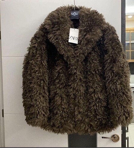 s Beden kahverengi Renk Zara Kahverengi Kürk Ceket