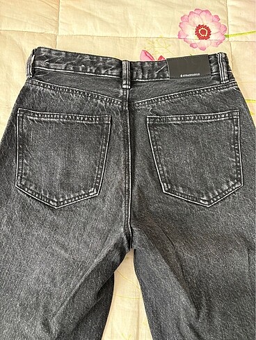 xs Beden siyah Renk Stradivarius D92 Jean
