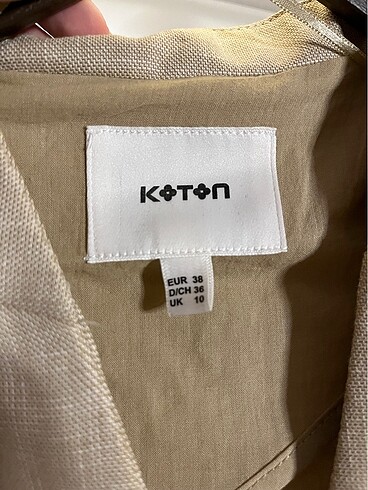 Koton Koton keten Blazer ceket / M beden