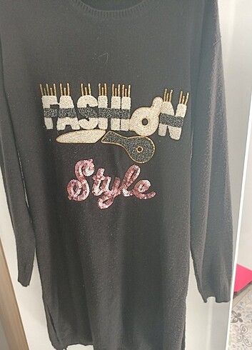 Diğer Siyah tunik kazak