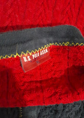 Bordo hırka u.s. polo assn - Görsel 5