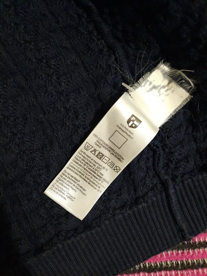 Bordo hırka u.s. polo assn - Görsel 4