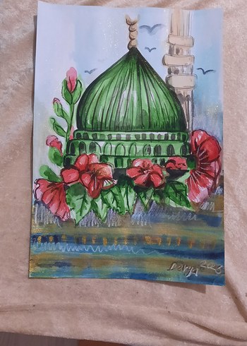 suluboya çalışması kendi çalişmam medine - Görsel 2