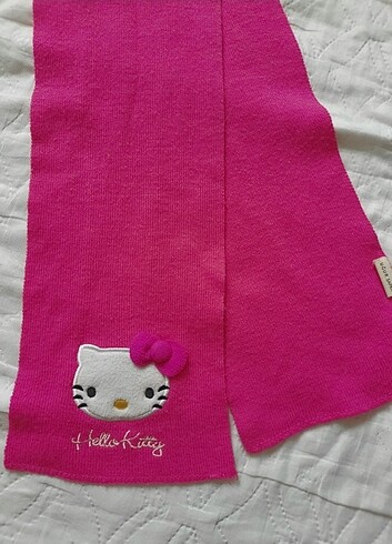 2-3 Yaş, 20 cm Beden pembe Renk Hello kitty atkı