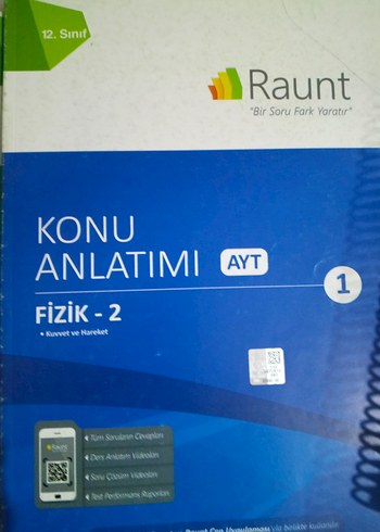 Raunt AYT Fizik-2 Konu Anlatımı 12. Sınıf