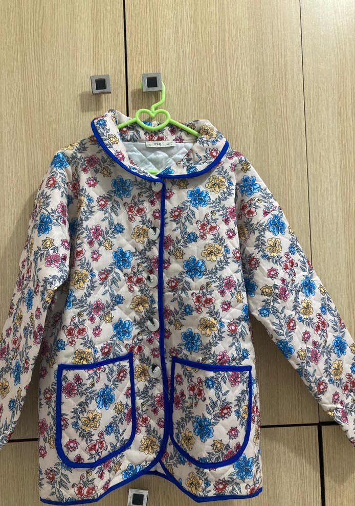 Çiçek Desenli Bohem Kadın Ceket/ SIFIR ÜRÜN - Görsel 5