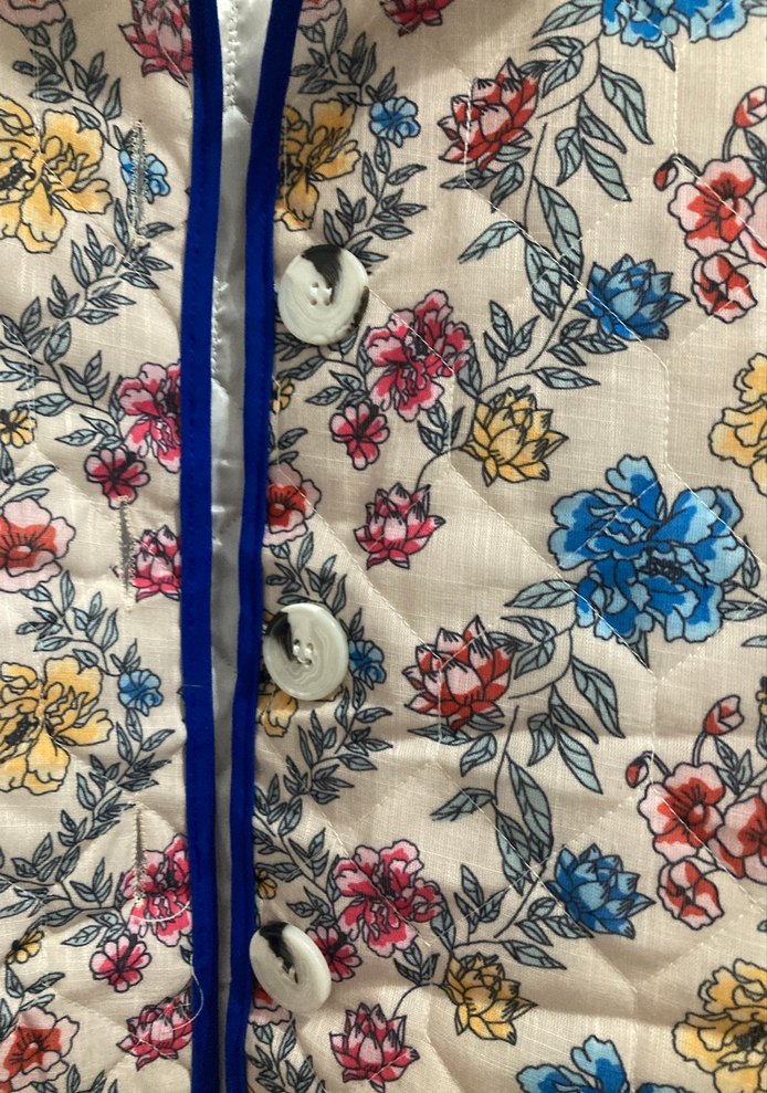 Çiçek Desenli Bohem Kadın Ceket/ SIFIR ÜRÜN - Görsel 4