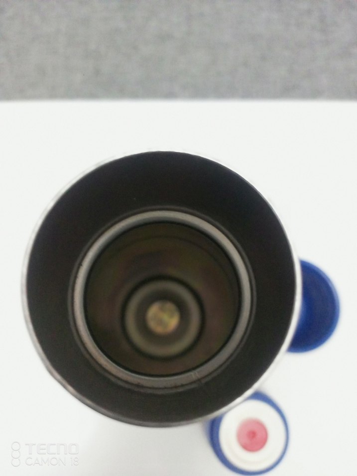 Mavi Kapaklı Gri Termos Şişe - Görsel 4