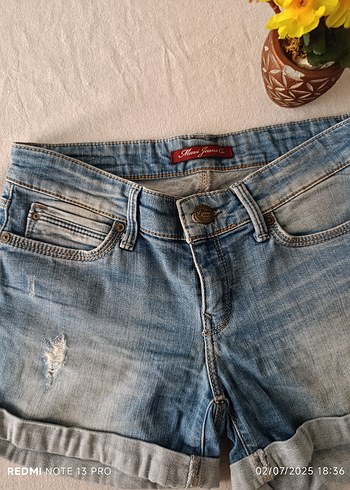Mavi Jeans Kadın Mavi Kot Şort, Gevşek Kesim, Mini