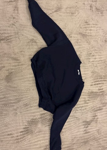 Kadın Mavi Basic Sweatshirt