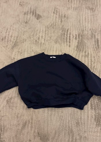 Diğer Kadın Mavi Basic Sweatshirt