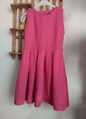 Quzu Pembe elbise 