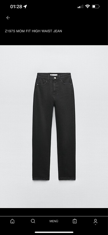 Mom Fit Yüksek Bel Jean