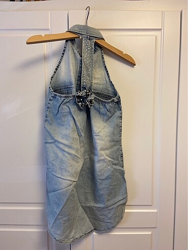 6 Yaş Beden Denim elbise