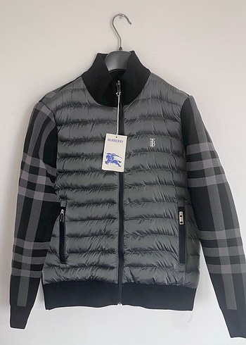 Burberry Gri Triko Ceket