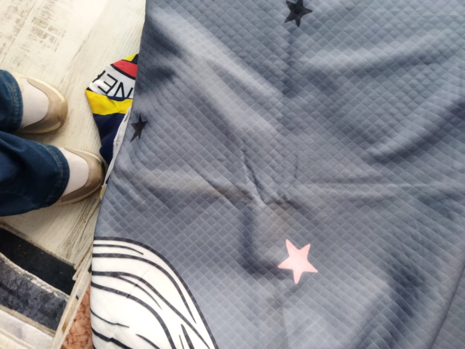 Gri Baskılı Çocuk Yatak örtüsü ve yastık kılıfı - Görsel 3