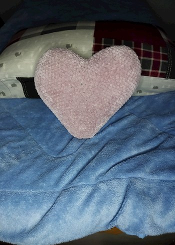 Pudra Kalp Şekilli Yastık - Görsel 2