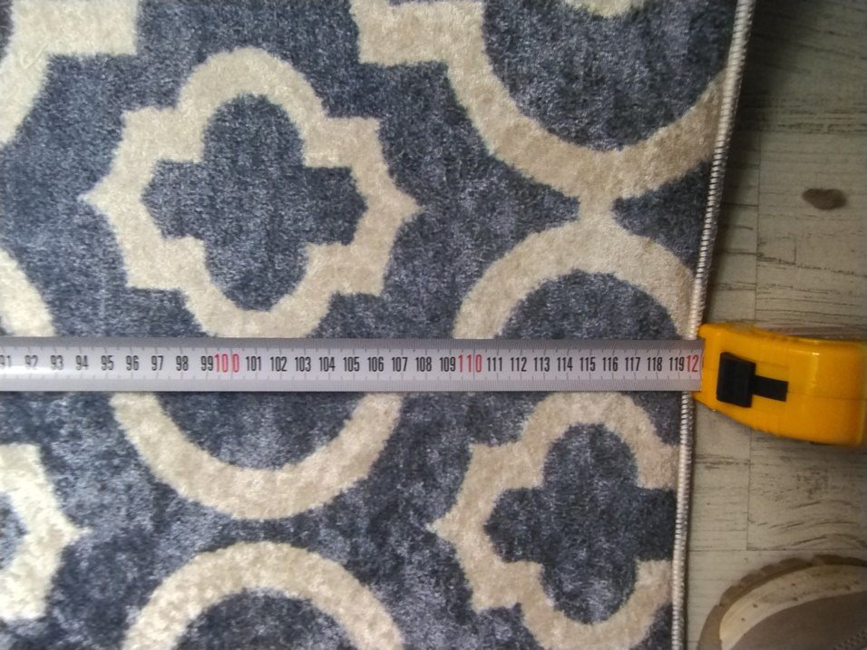 Gri Desenli Baskılı Banyo paspas - Görsel 5