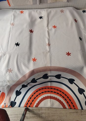 Çocuklar için Çok Renkli Baskılı Yatak örtüsü ve yastık kılıfı - Görsel 2