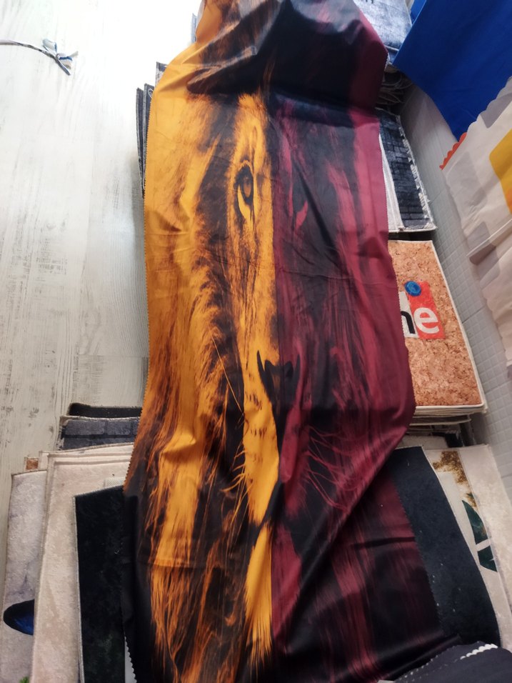 Yatak örtüsü yastık kılıfı ve çift kanat fon perde kadife kumaş - Görsel 4