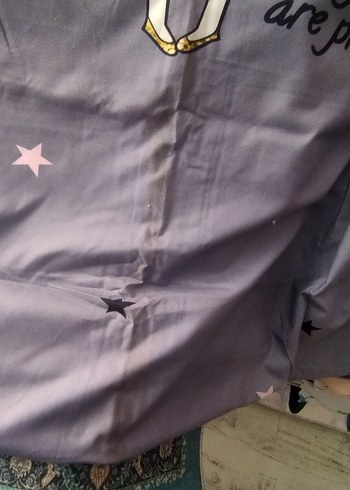 Mor Baskılı Çocuk Nevresim - Görsel 2