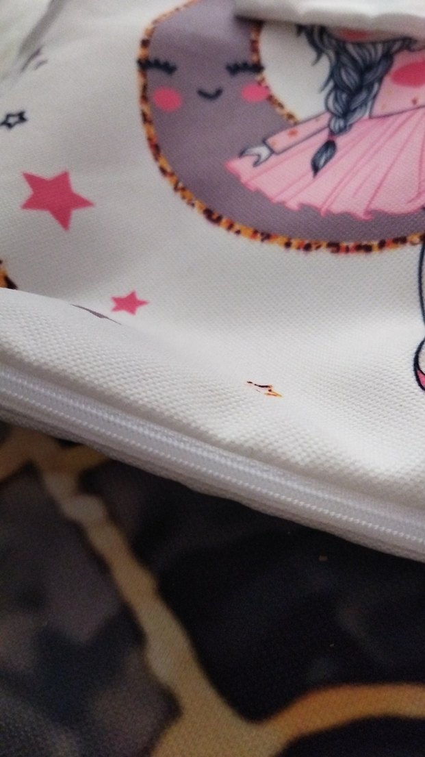 Pembe Parlak Baskılı Çocuk Kırlent kılıfı - Görsel 3