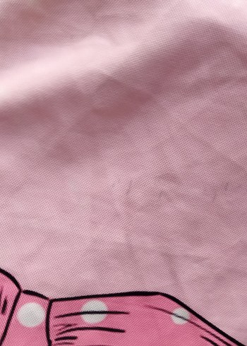 Pembe Baskılı Çocuk Yatak örtüsü - Görsel 3