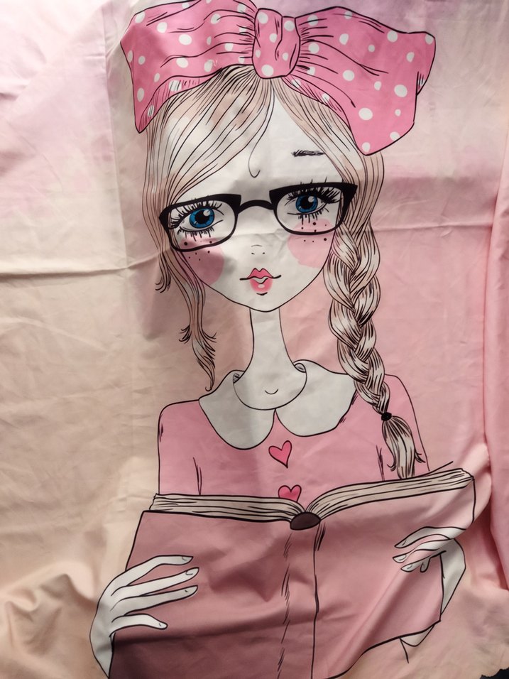 Pembe Baskılı Çocuk Yatak örtüsü - Görsel 2