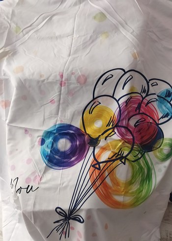 Renkli Desenli Çocuk Nevresim ve yastık kılıfı - Görsel 2