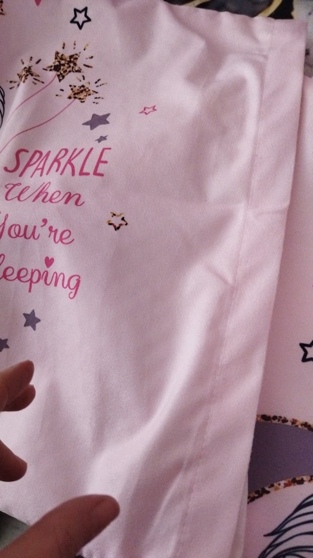 Kız Çocuk Pembe Baskılı 3 adet yastık kılıfı - Görsel 3