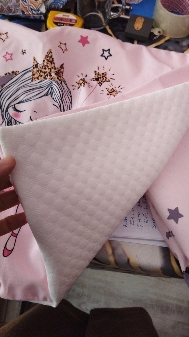 Kız Çocuk Pembe Baskılı 3 adet yastık kılıfı - Görsel 2