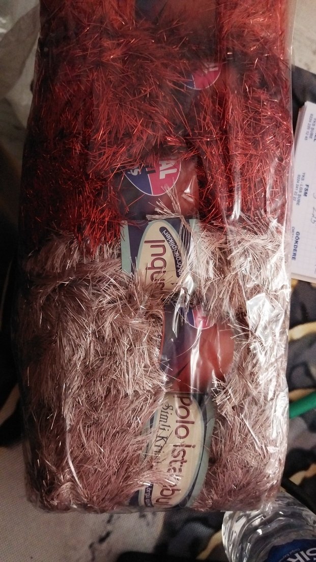 Kırmızı ve Beyaz El Yapımı İplik Seti - Görsel 2