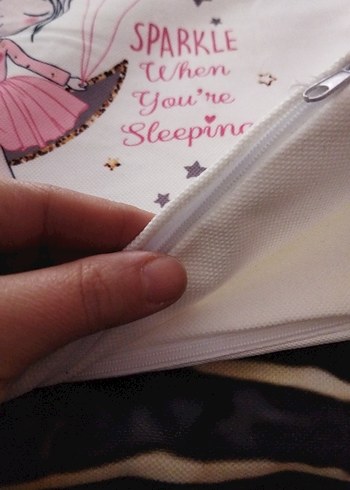 Pembe Pastel Bebek Desenli Kırlent kılıfı 2 adet - Görsel 2