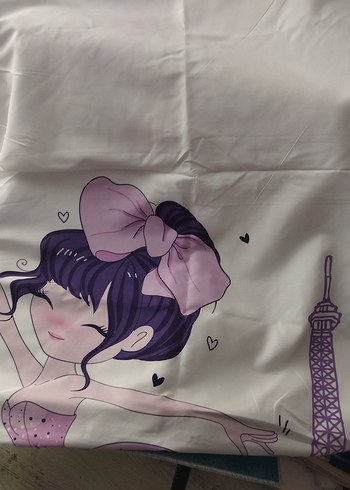 Mor Baskılı Çocuk nevresim ve yastık kılıfı - Görsel 5