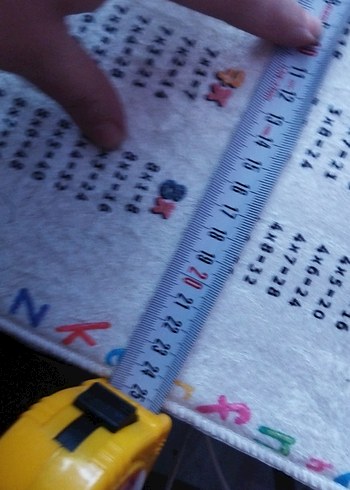 Renkli Çocuk Halısı - Çarpım Tablosu Desenli - Görsel 3