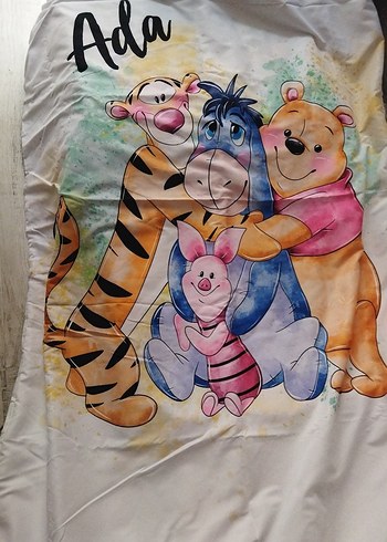 Pastel Renkli Baskılı Çocuk nevresim ve yastık kılıfı - Görsel 2