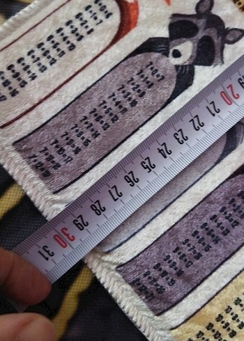 Çocuklar için Çok Renkli Hayvan Figürlü Halı - Görsel 2