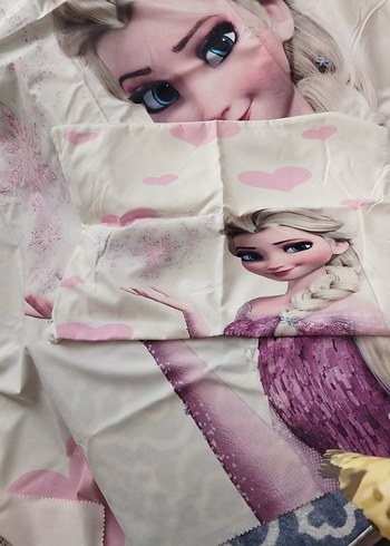 Beyaz Elsa Temalı Bebek Örtüsü - Görsel 3