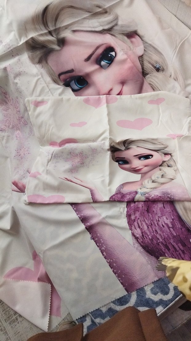 Beyaz Elsa Temalı Bebek Örtüsü - Görsel 3