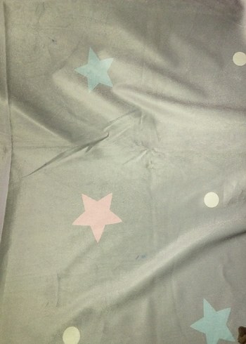 Gri Yıldız Desenli Yatak örtüsü - Görsel 3