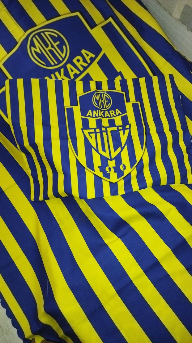 Sarı Lacivert Çizgili Yastık kılıflı yatak örtüsü - Görsel 4