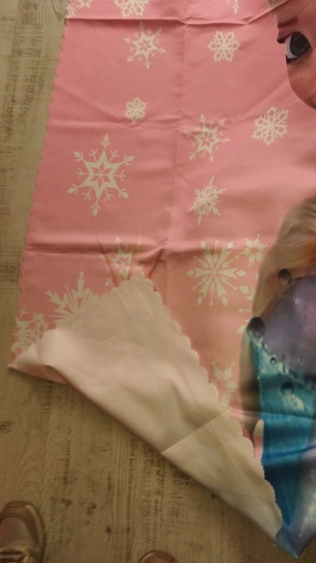 Pembe Elsa Bebek Desenli yatak örtüsü - Görsel 3